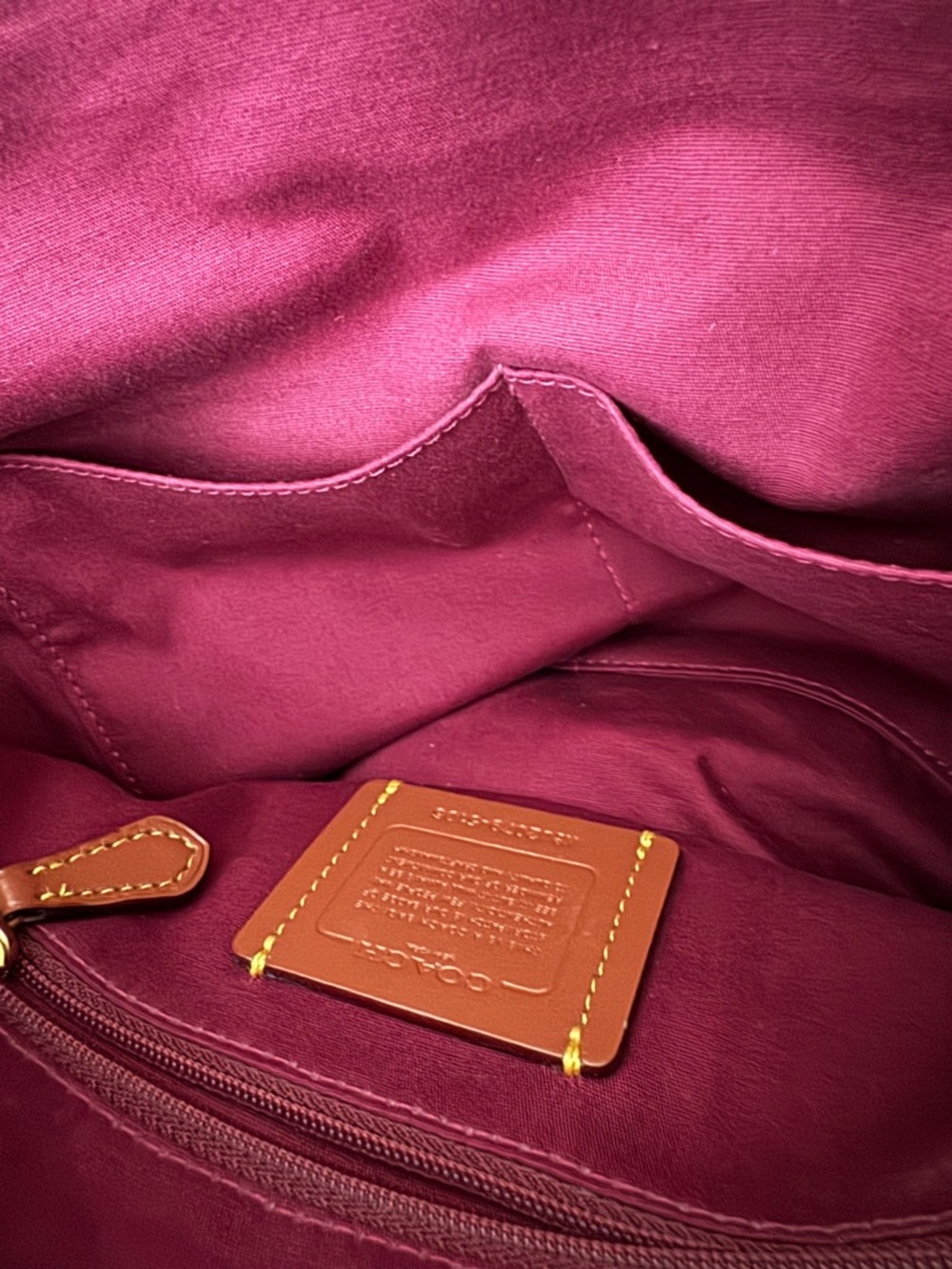 COACH Signature C Jacquard Zip Tote Bag - Picture 8 of 12